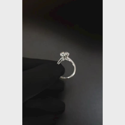 1.91 Carat TW Certified Round Brilliant Lab-Grown Diamond Solitaire Engagement Ring in 14K White Gold (E/VS1)